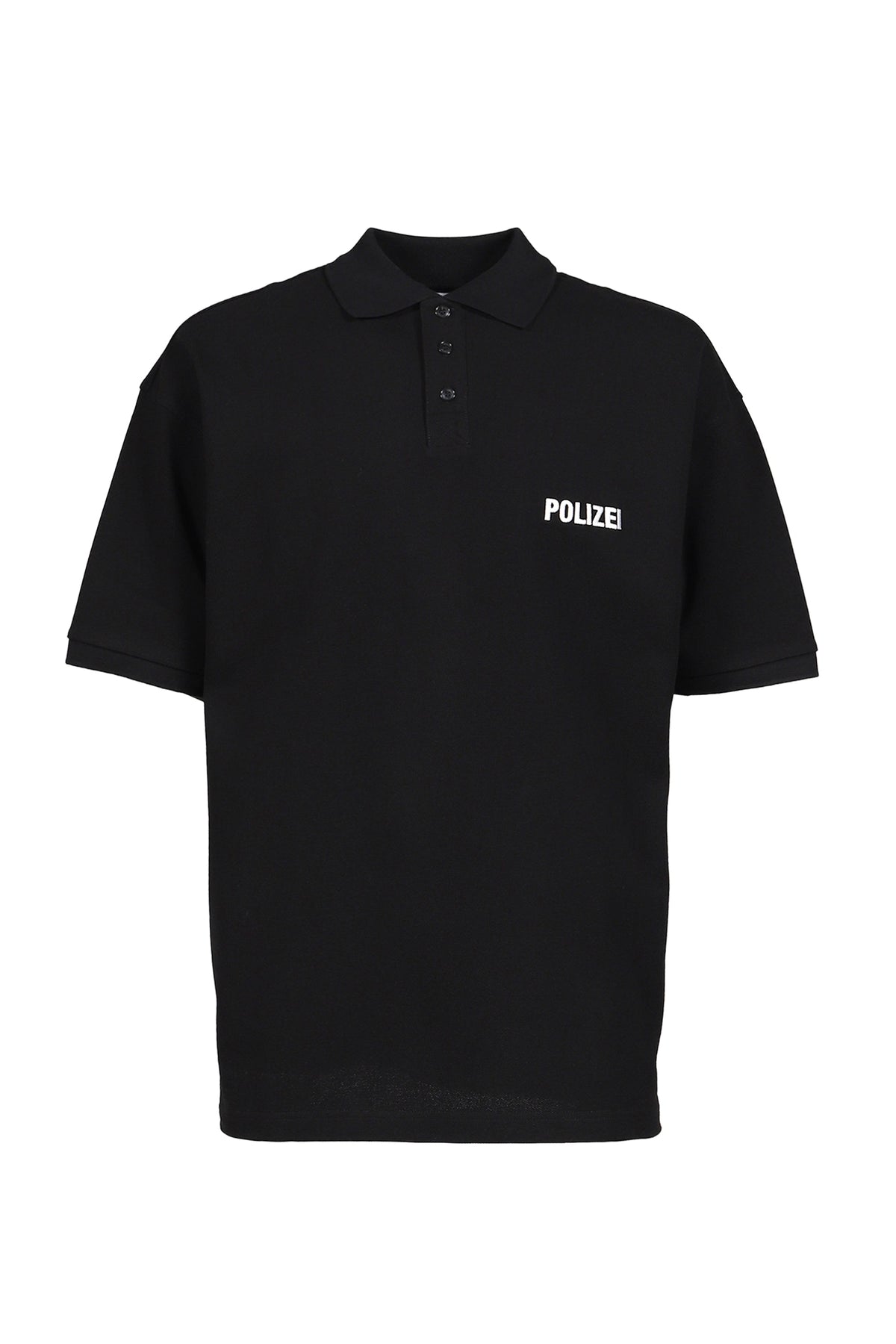 VETEMENTS ヴェトモン 【本物保証】 Tシャツ ストリート系 メンズ POLIZEI POLO / BLK