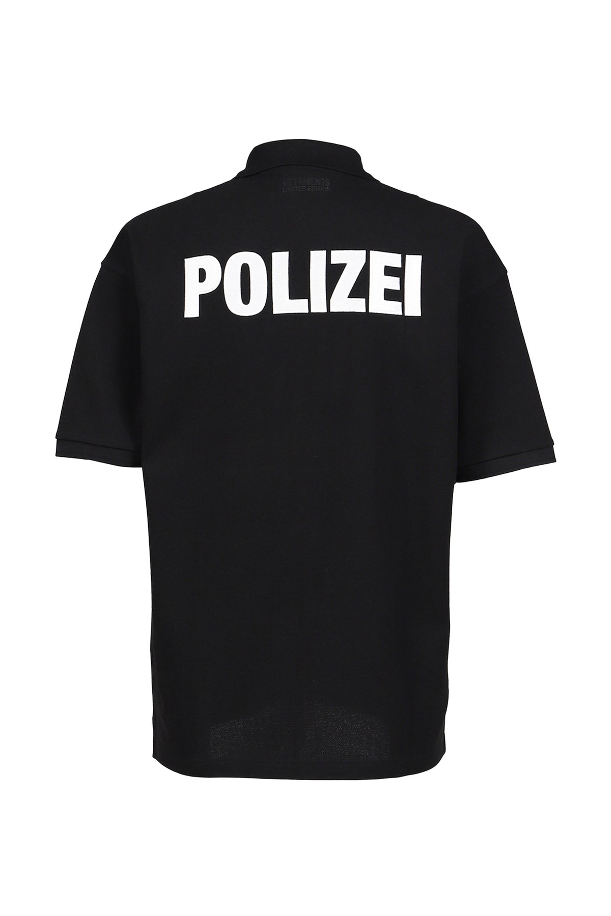 VETEMENTS ヴェトモン 【本物保証】 Tシャツ ストリート系 メンズ POLIZEI POLO / BLK