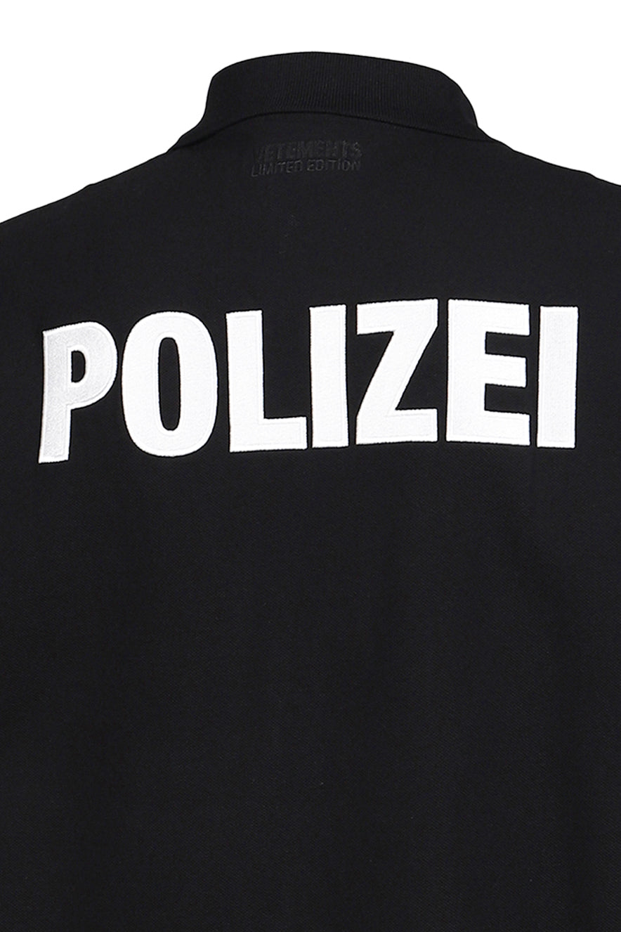 VETEMENTS ヴェトモン 【本物保証】 Tシャツ ストリート系 メンズ POLIZEI POLO / BLK