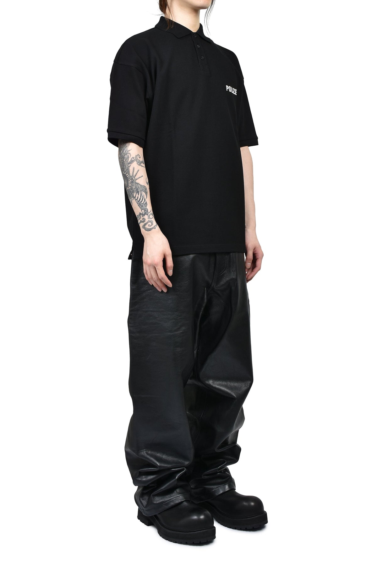 VETEMENTS ヴェトモン 【本物保証】 Tシャツ ストリート系 メンズ POLIZEI POLO / BLK