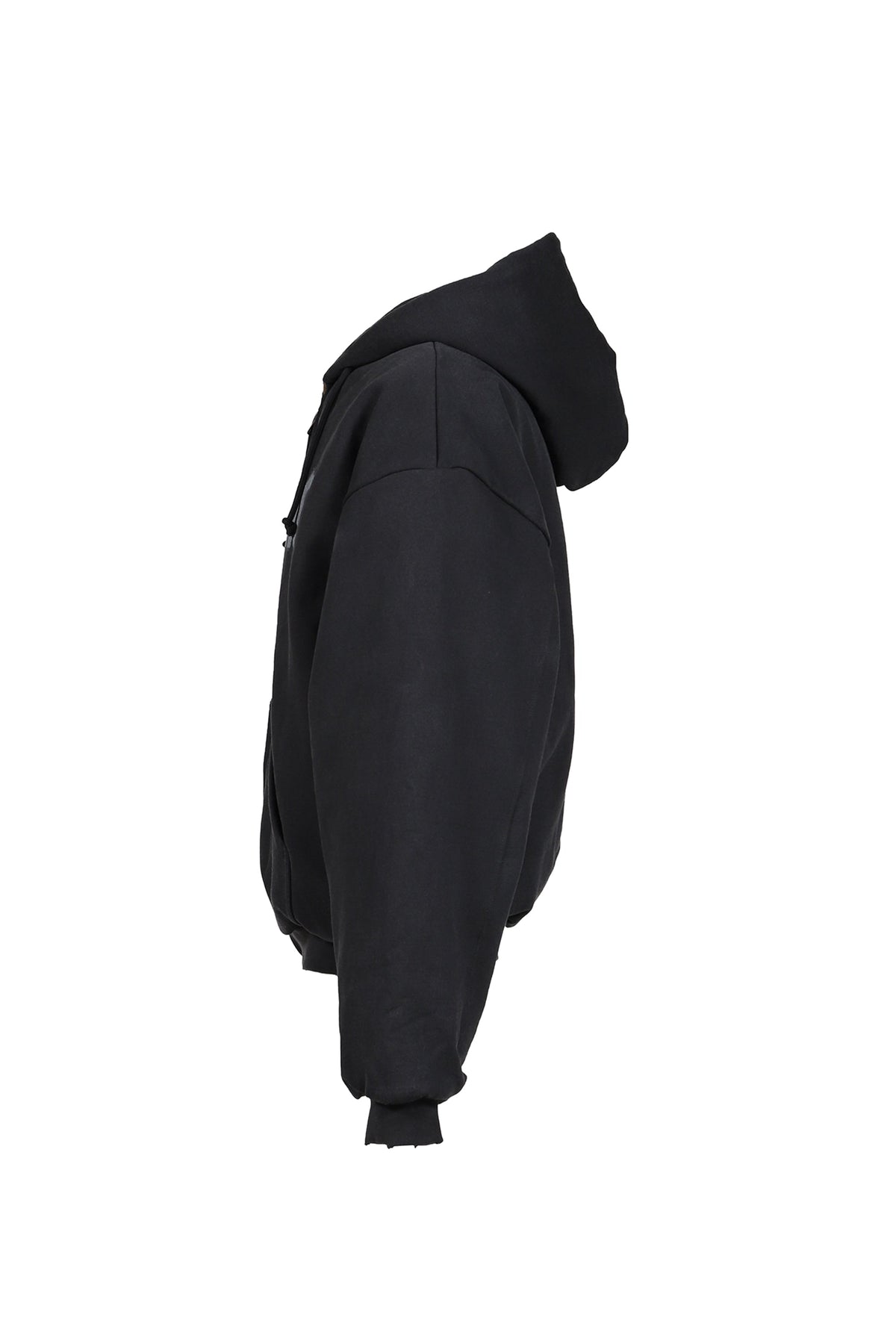 VETEMENTS ヴェトモン 【本物保証】 パーカー ストリート系 メンズ PUFFED ZIP-UP HOODIE FREE FRANCE / WASHED BLK