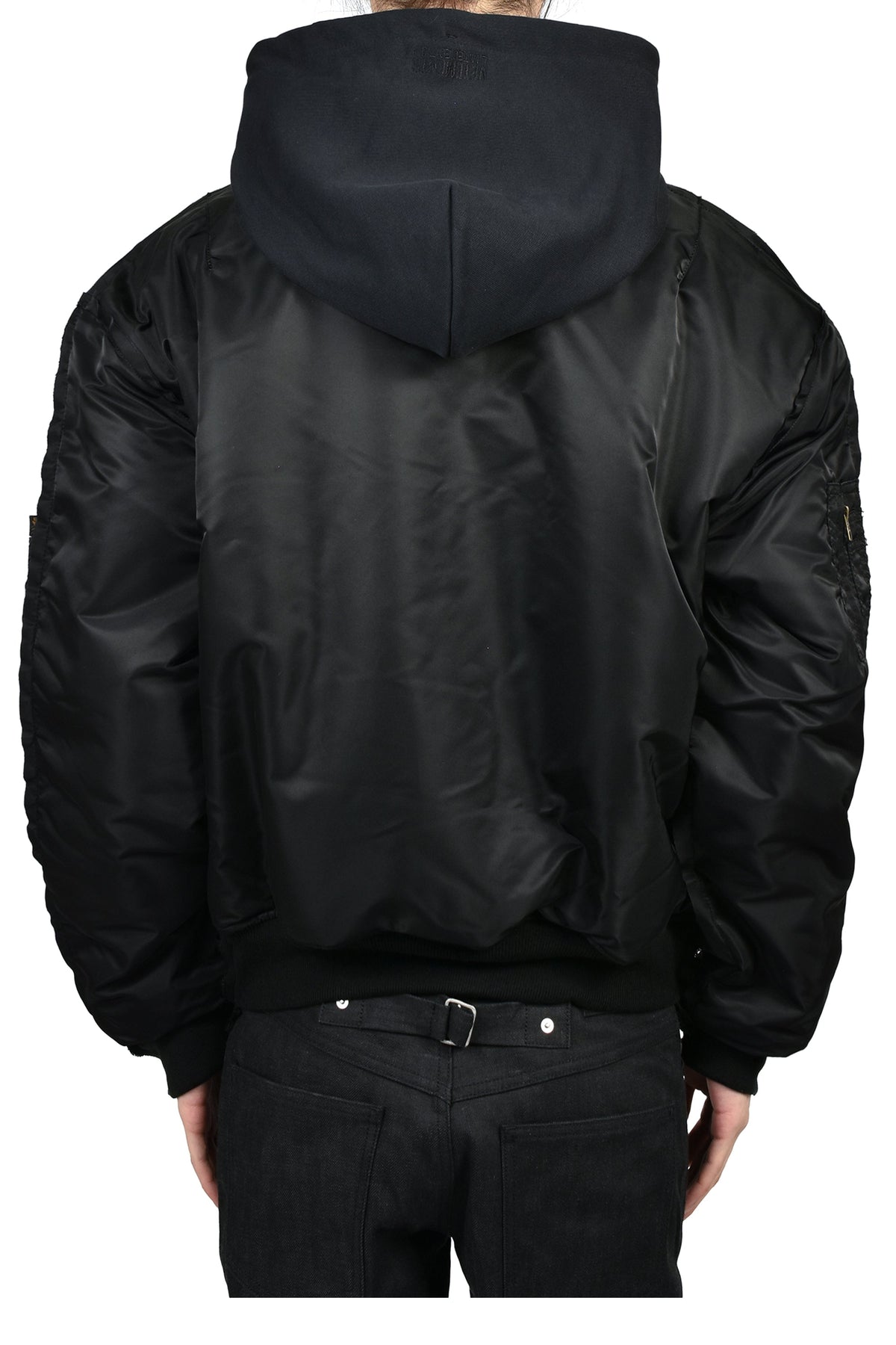 VETEMENTS ヴェトモン 【本物保証】 ジャケット ストリート系 メンズ RECONSTRUCTED BOMBER JACKET / BLK