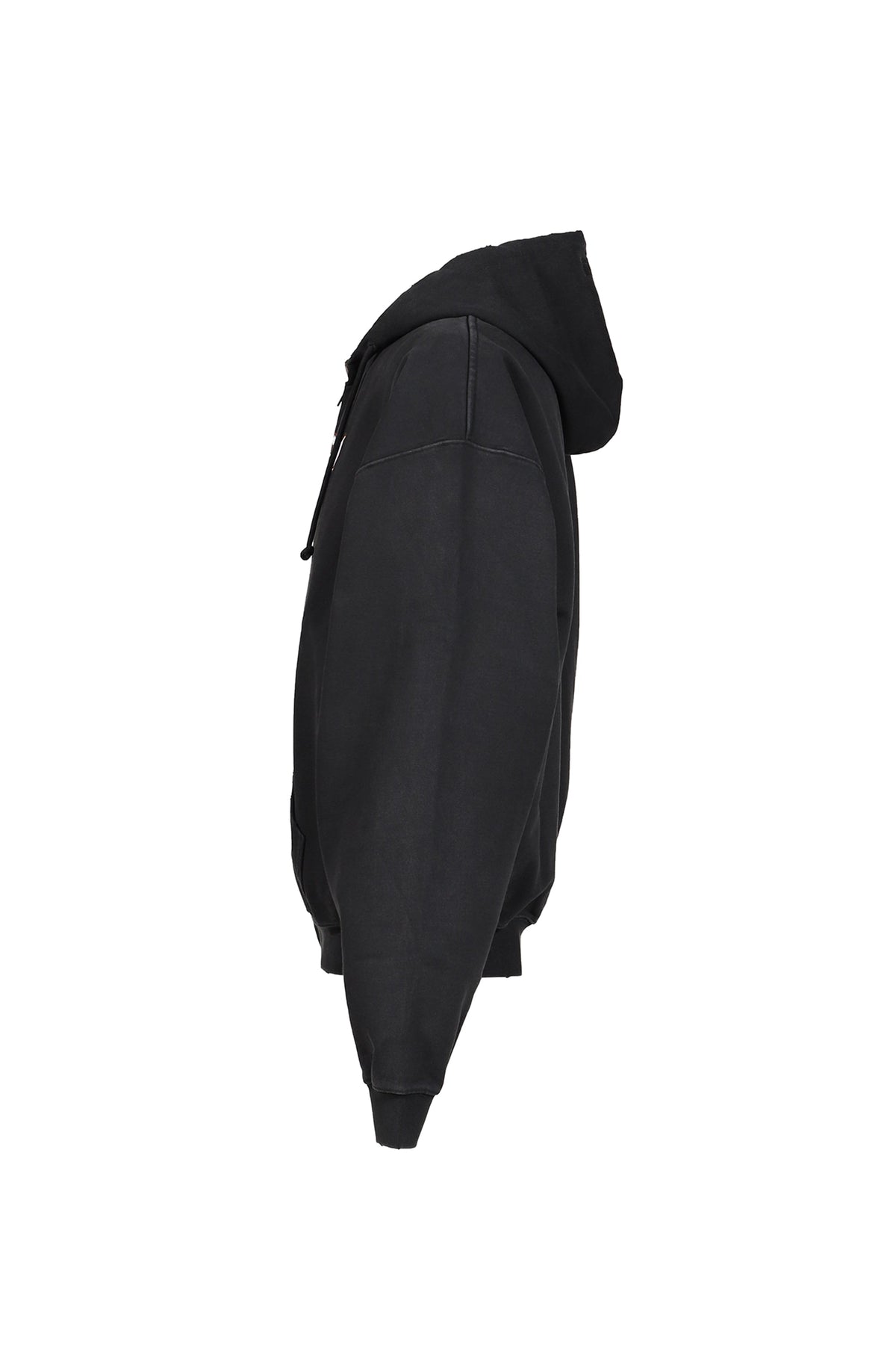 VETEMENTS ヴェトモン 【本物保証】 パーカー ストリート系 メンズ VETEMENTSXMOTORHEAD DOUBLE GRAPHIC ZIP-UP HOODIE / WASHED BLK