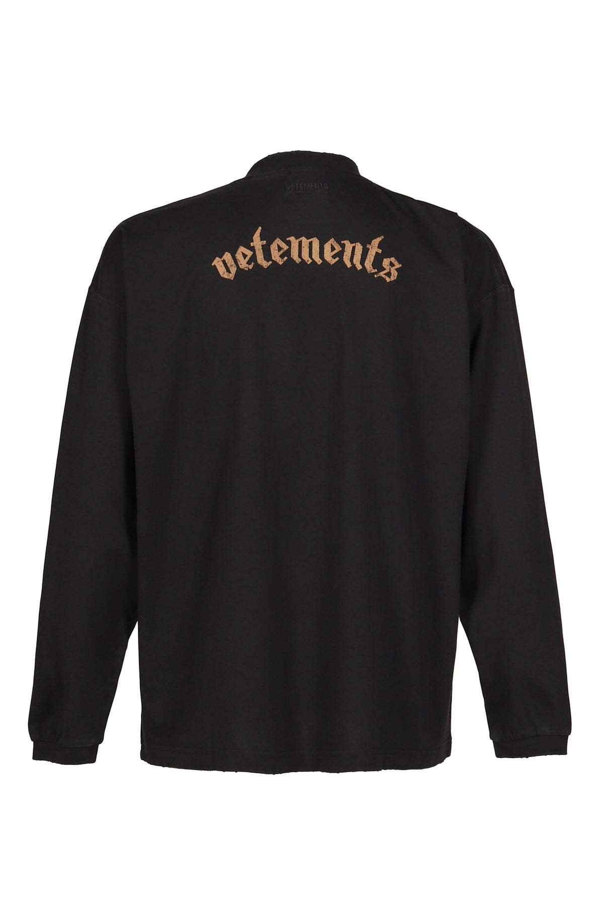 VETEMENTS ヴェトモン 【本物保証】 Tシャツ ストリート系 メンズ VETEMENTSXMOTORHEAD SKULL LONGSLEEVE / WASHED BLK