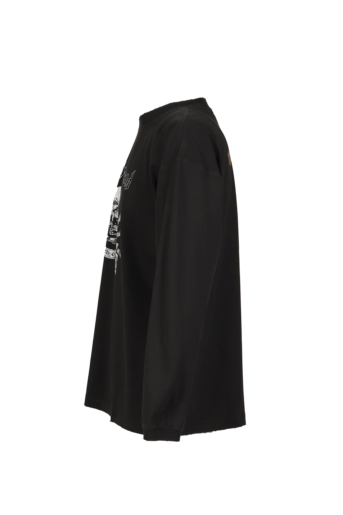 VETEMENTS ヴェトモン 【本物保証】 Tシャツ ストリート系 メンズ VETEMENTSXMOTORHEAD SKULL LONGSLEEVE / WASHED BLK