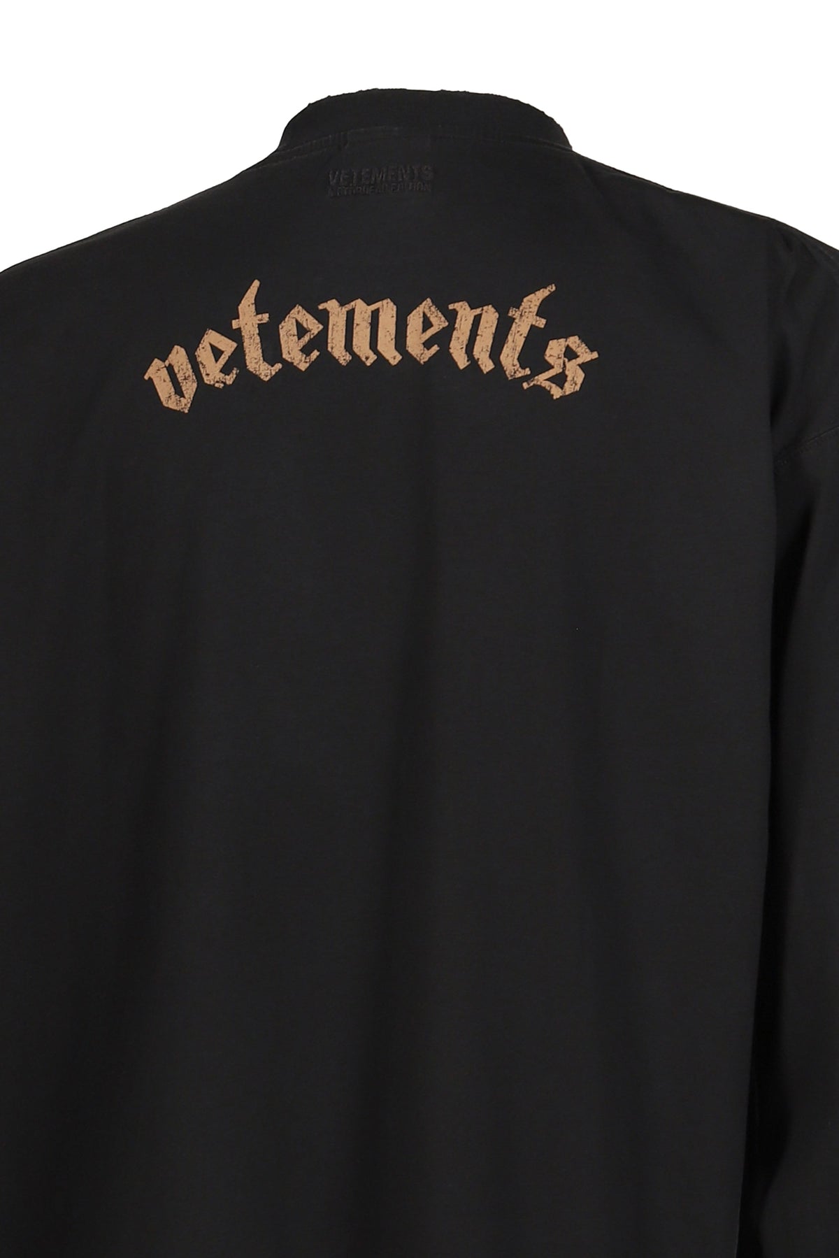 VETEMENTS ヴェトモン 【本物保証】 Tシャツ ストリート系 メンズ VETEMENTSXMOTORHEAD SKULL LONGSLEEVE / WASHED BLK