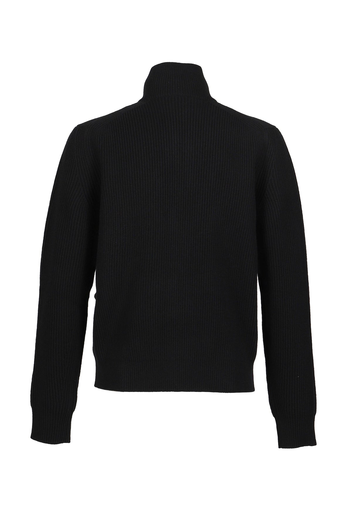 VETEMENTS ヴェトモン 【本物保証】 ニット ストリート系 メンズ VET ZIP-UP SWEATER / BLK