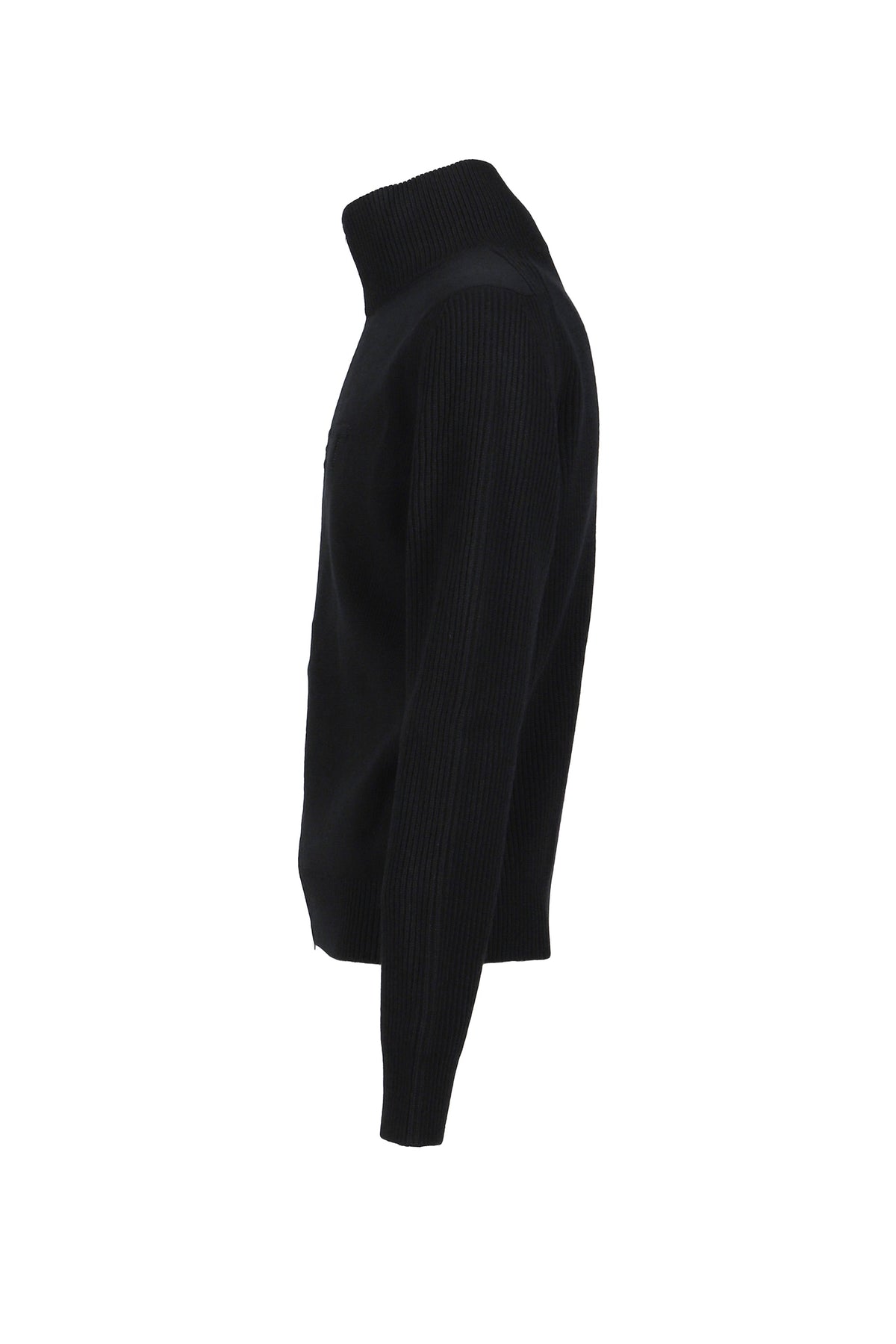 VETEMENTS ヴェトモン 【本物保証】 ニット ストリート系 メンズ VET ZIP-UP SWEATER / BLK