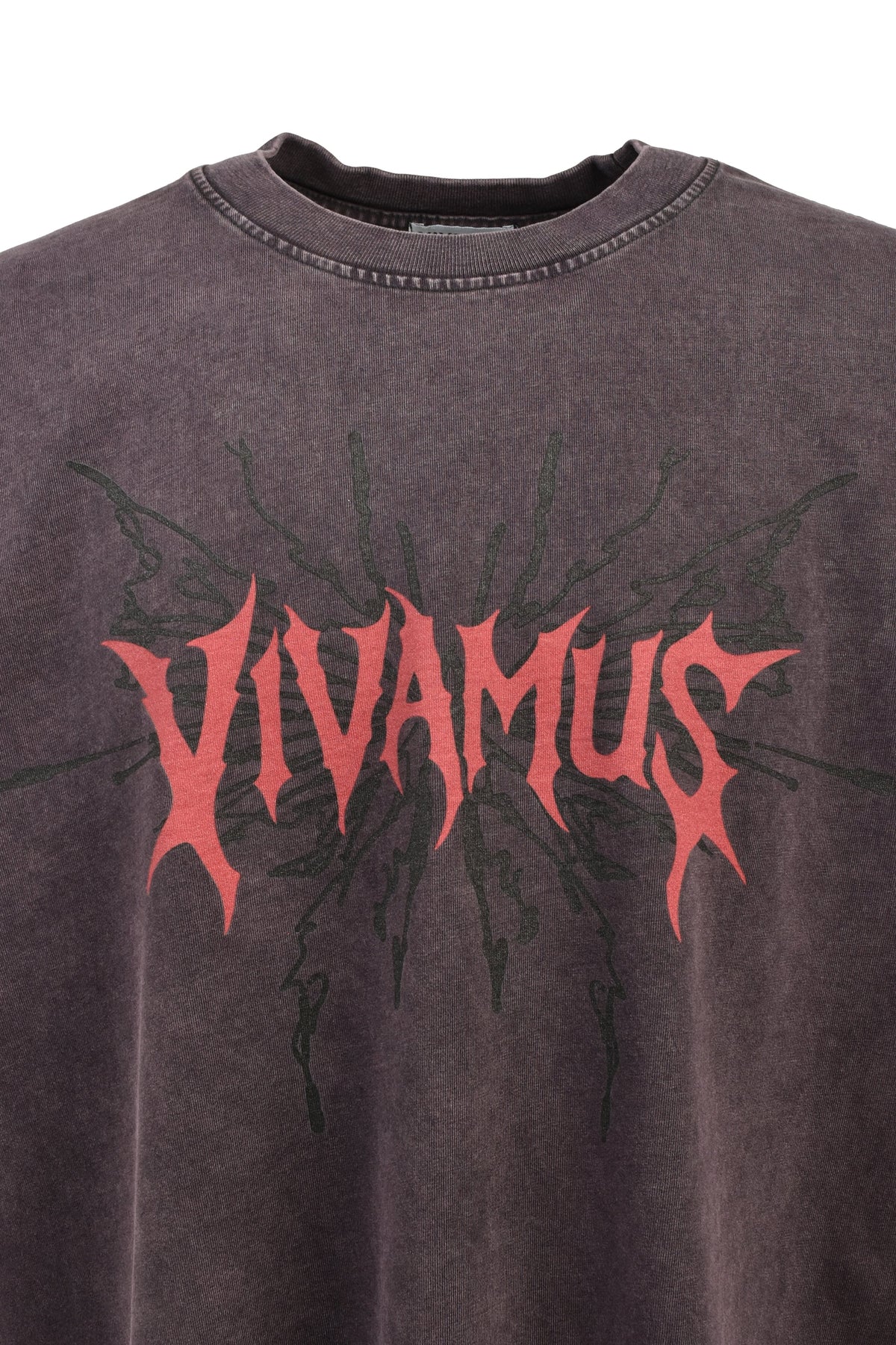 VIVAMUS 【本物保証】 Tシャツ ストリート系 レディース VIVAMUS BUTTERFLY T-SHIRT / BLK