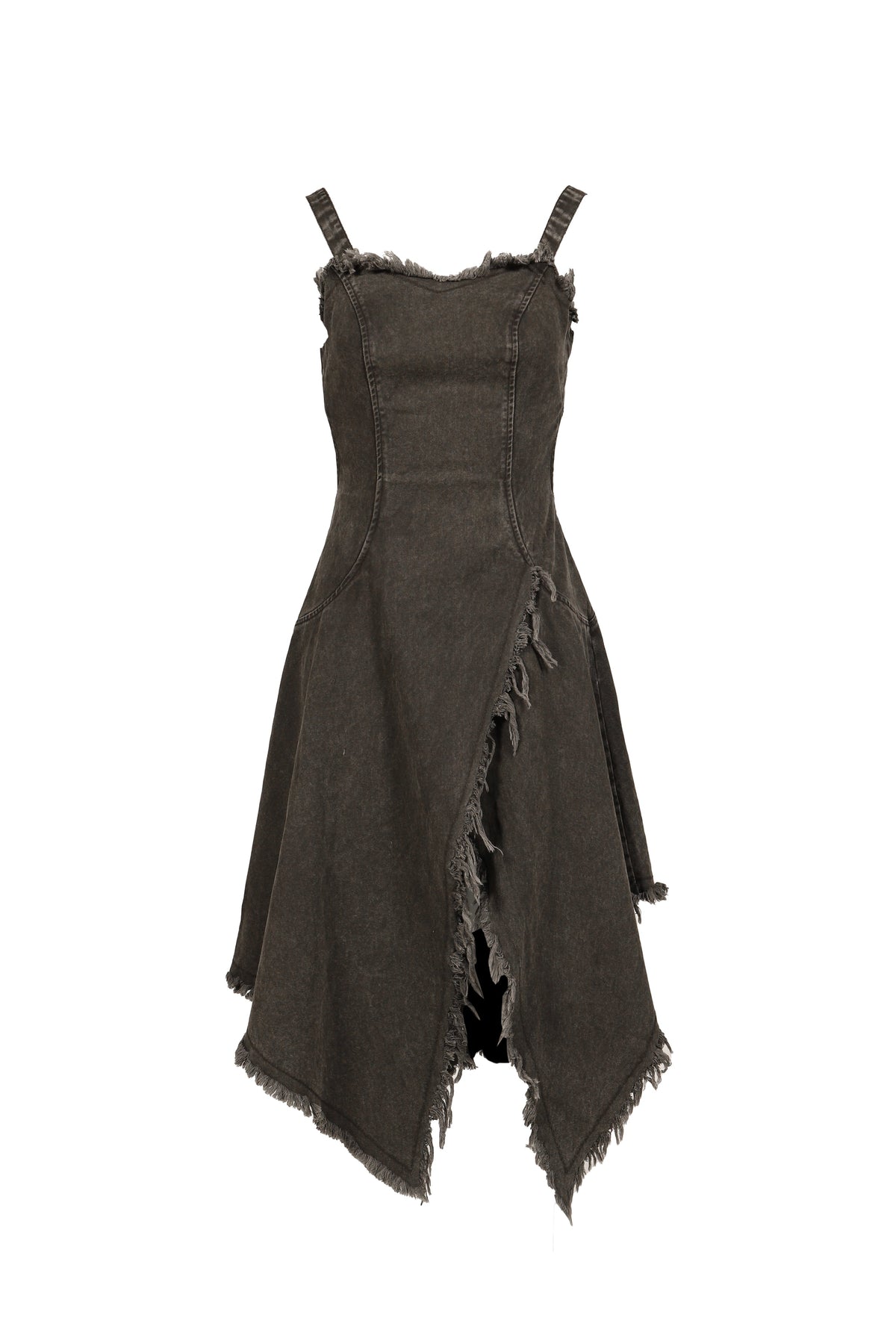 VIVAMUS 【本物保証】 ワンピース ストリート系 レディース DENIM ONE PIECE / BLK