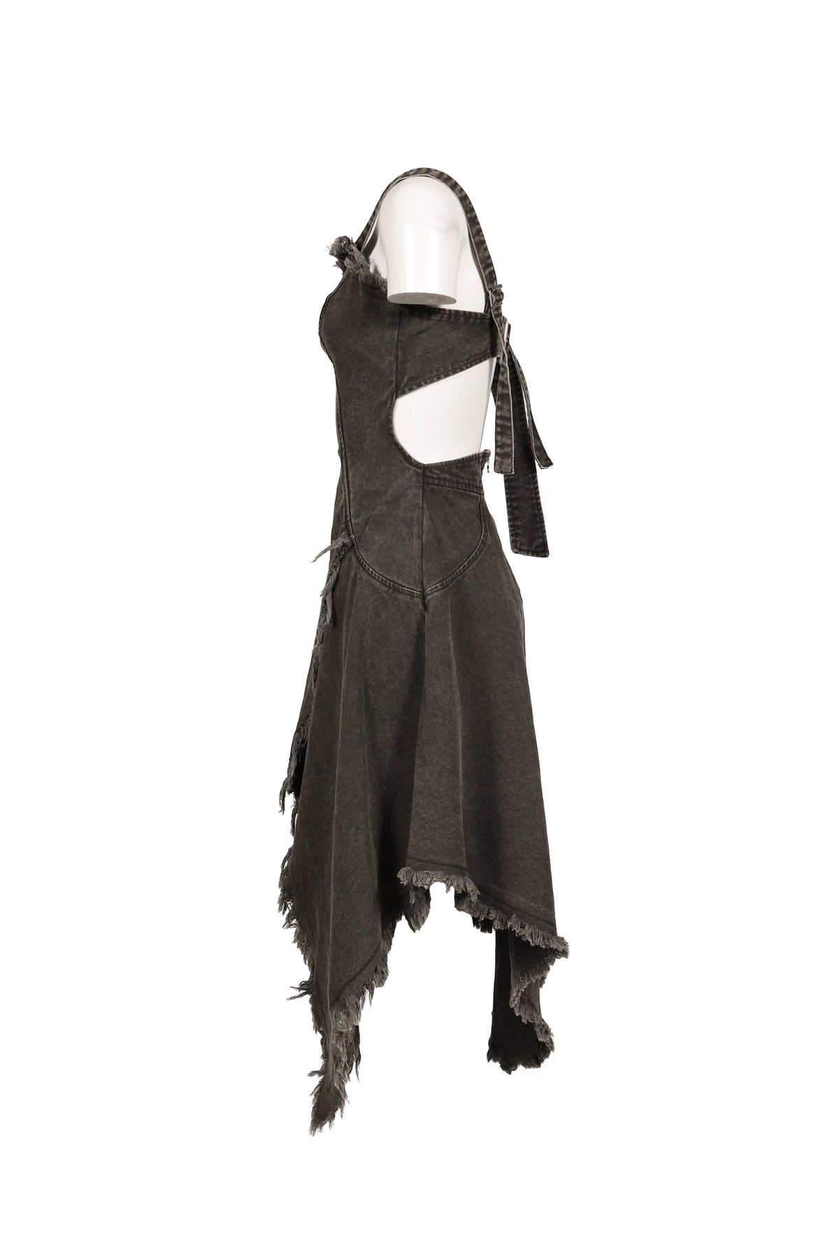 VIVAMUS 【本物保証】 ワンピース ストリート系 レディース DENIM ONE PIECE / BLK