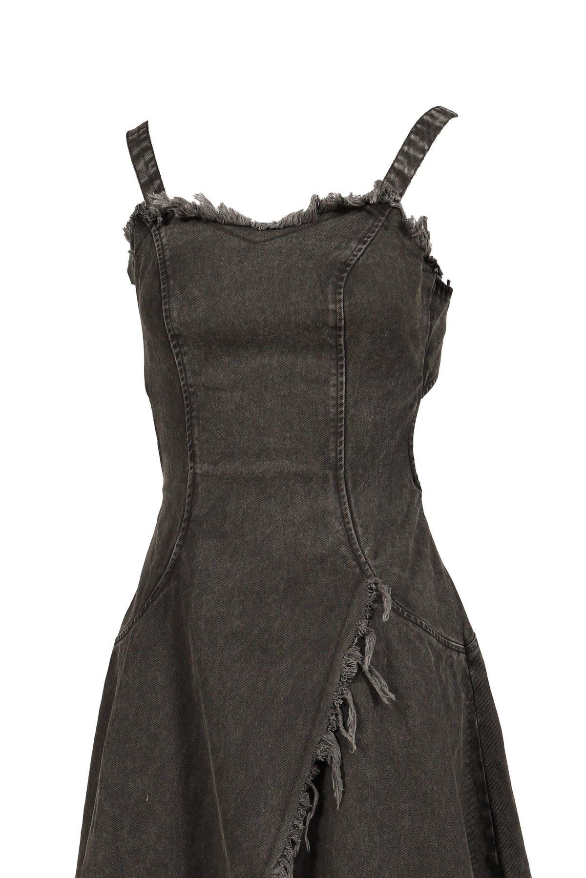 VIVAMUS 【本物保証】 ワンピース ストリート系 レディース DENIM ONE PIECE / BLK