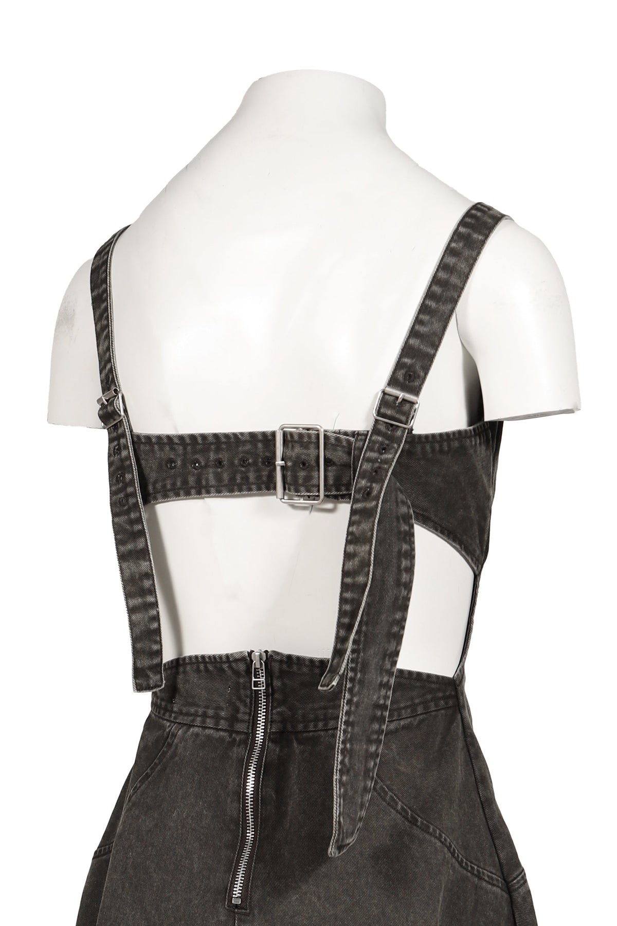 VIVAMUS 【本物保証】 ワンピース ストリート系 レディース DENIM ONE PIECE / BLK