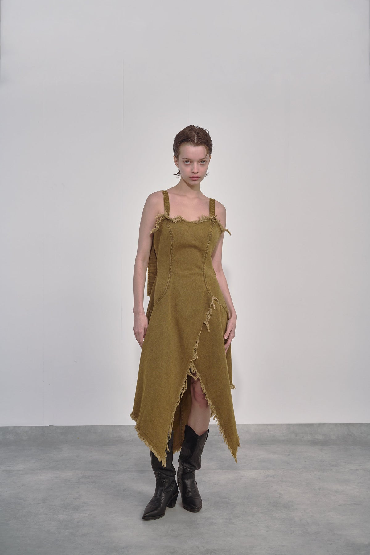 VIVAMUS 【本物保証】 ワンピース ストリート系 レディース DENIM ONE PIECE / BRW