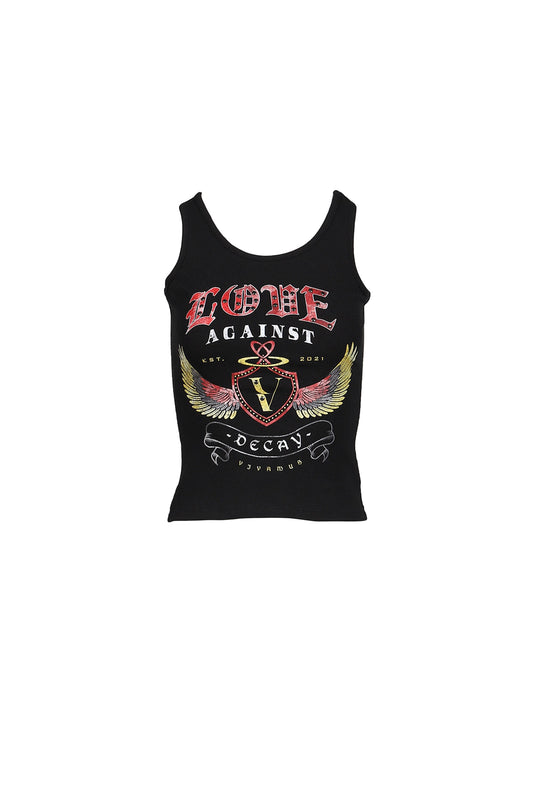 VIVAMUS 【本物保証】 タンクトップ ストリート系 レディース EMBLEM TANKTOP / BLK