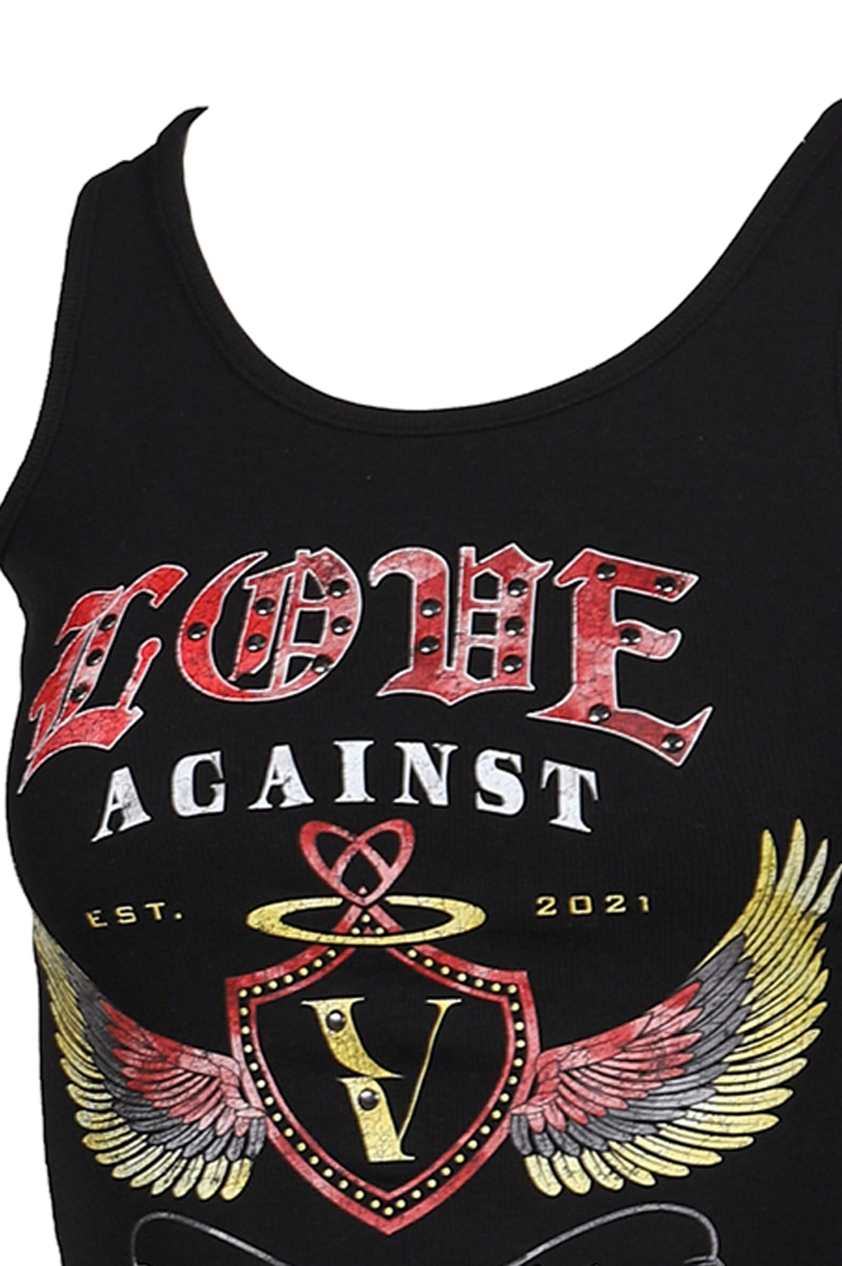 VIVAMUS 【本物保証】 タンクトップ ストリート系 レディース EMBLEM TANKTOP / BLK