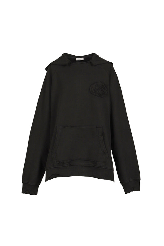 VIVAMUS 【本物保証】 パーカー ストリート系 レディース HEAVY SWEAT HOODIE / BLK