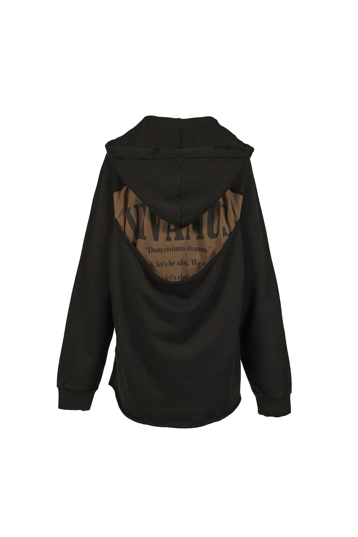 VIVAMUS 【本物保証】 パーカー ストリート系 レディース HEAVY SWEAT HOODIE / BLK
