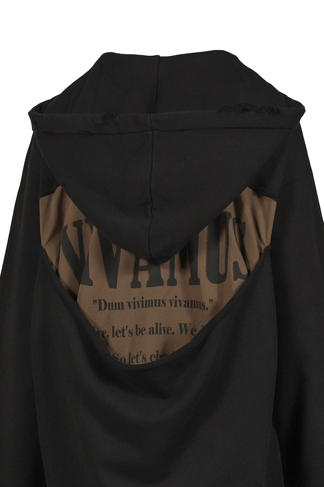 VIVAMUS 【本物保証】 パーカー ストリート系 レディース HEAVY SWEAT HOODIE / BLK