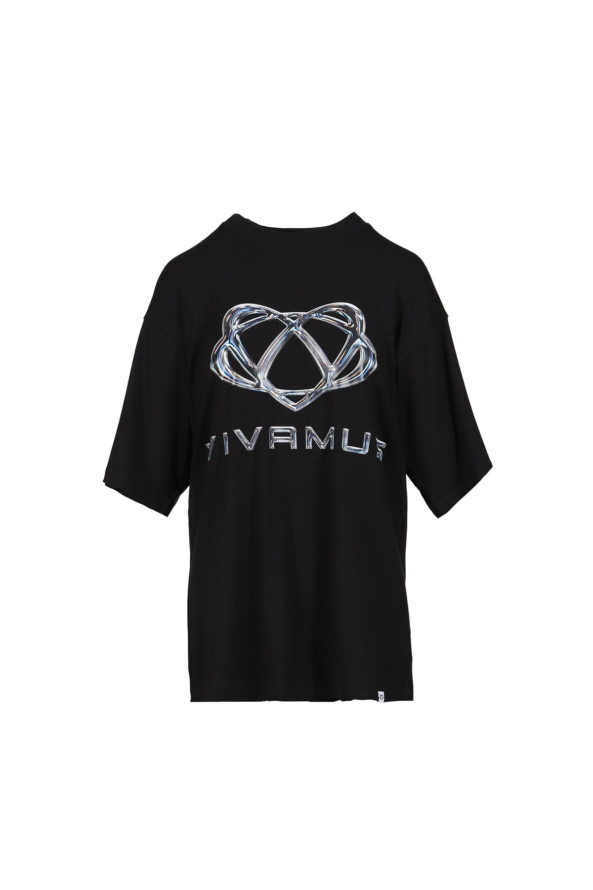 VIVAMUS 【本物保証】 Tシャツ ストリート系 レディース VIVAMUS LOGO CREWNECK T-SHIRT / BLK