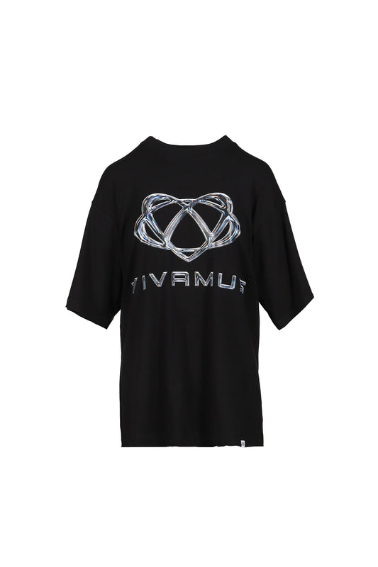 VIVAMUS 【本物保証】 Tシャツ ストリート系 レディース VIVAMUS LOGO CREWNECK T-SHIRT / BLK