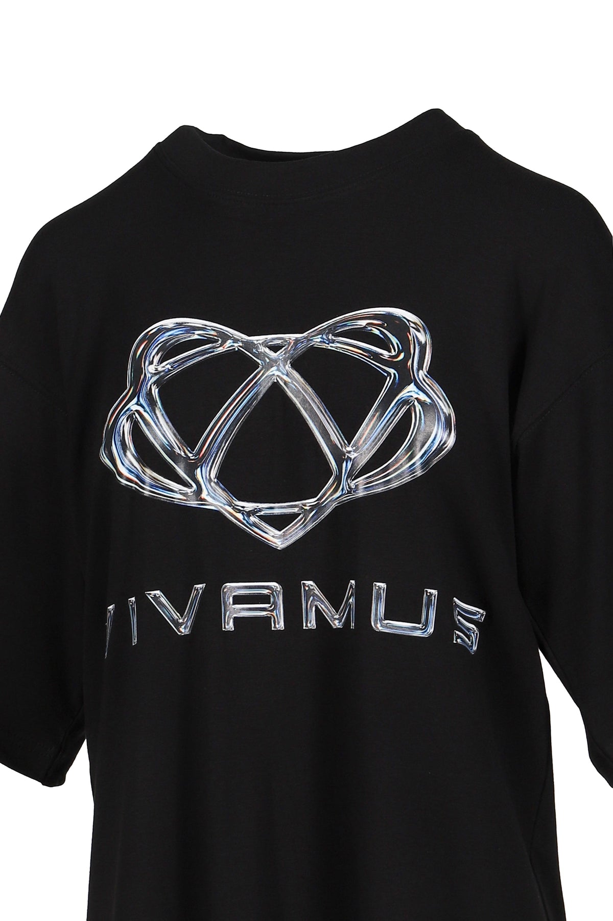 VIVAMUS 【本物保証】 Tシャツ ストリート系 レディース VIVAMUS LOGO CREWNECK T-SHIRT / BLK
