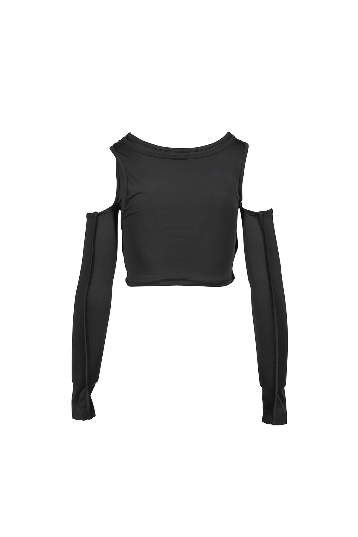 VIVAMUS 【本物保証】 シャツ ストリート系 レディース LAYERED TOPS / BLK