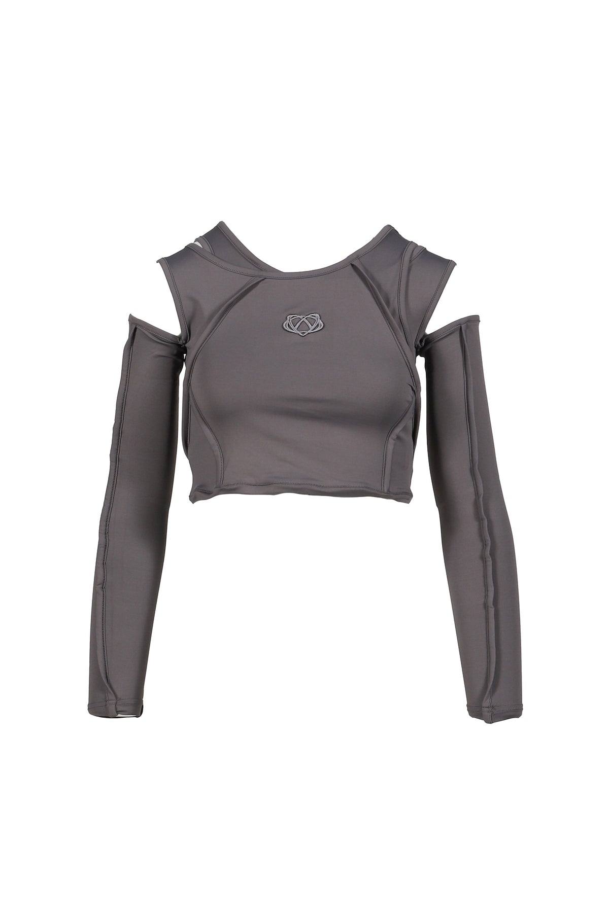 VIVAMUS 【本物保証】 シャツ ストリート系 レディース LAYERED TOPS / GRY