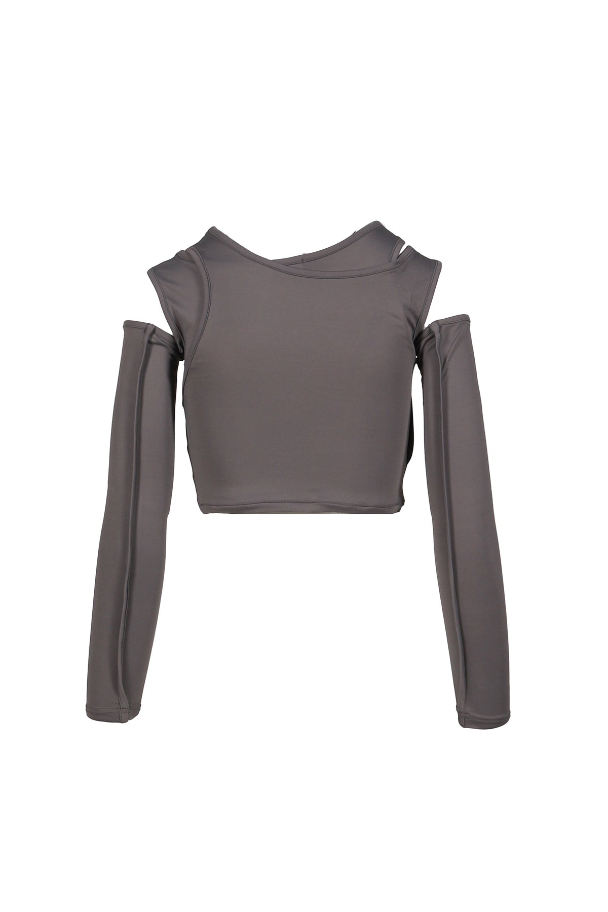 VIVAMUS 【本物保証】 シャツ ストリート系 レディース LAYERED TOPS / GRY