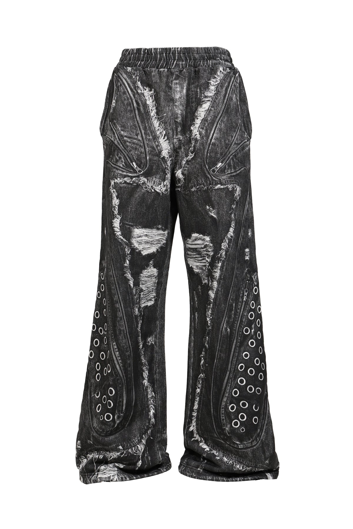 VIVAMUS 【本物保証】 スウェットパンツ ストリート系 レディース PRINT SWEAT PANTS / BLK