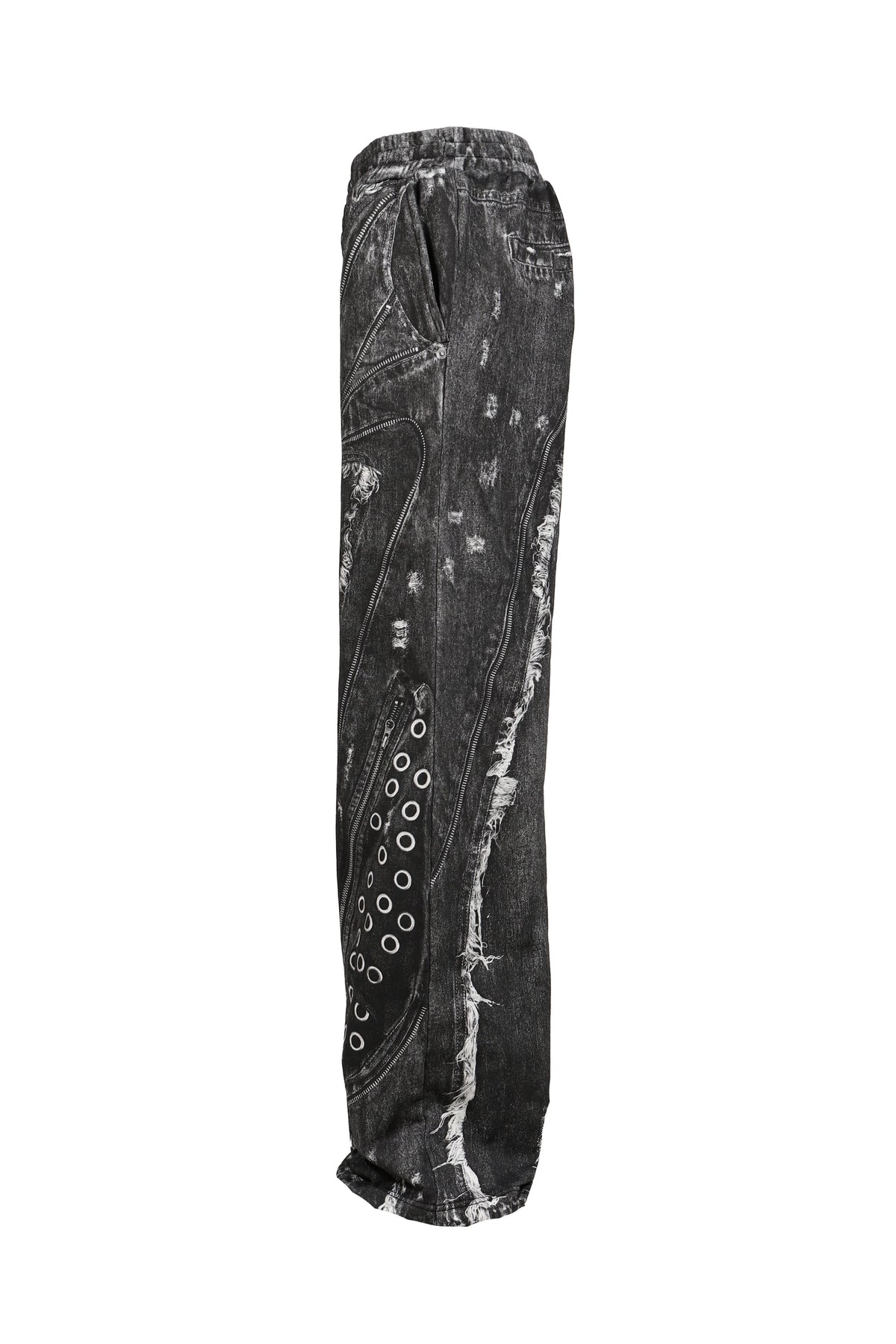 VIVAMUS 【本物保証】 スウェットパンツ ストリート系 レディース PRINT SWEAT PANTS / BLK
