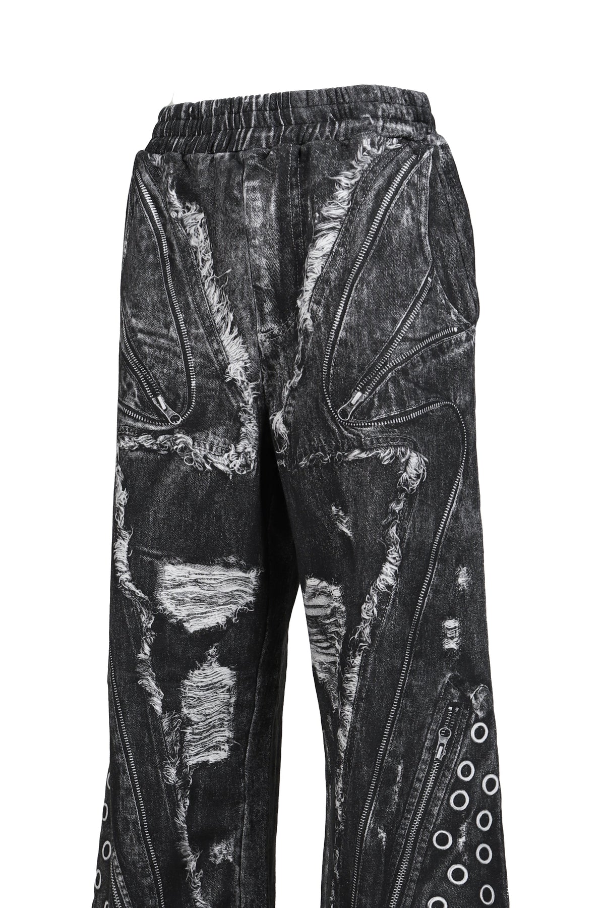 VIVAMUS 【本物保証】 スウェットパンツ ストリート系 レディース PRINT SWEAT PANTS / BLK