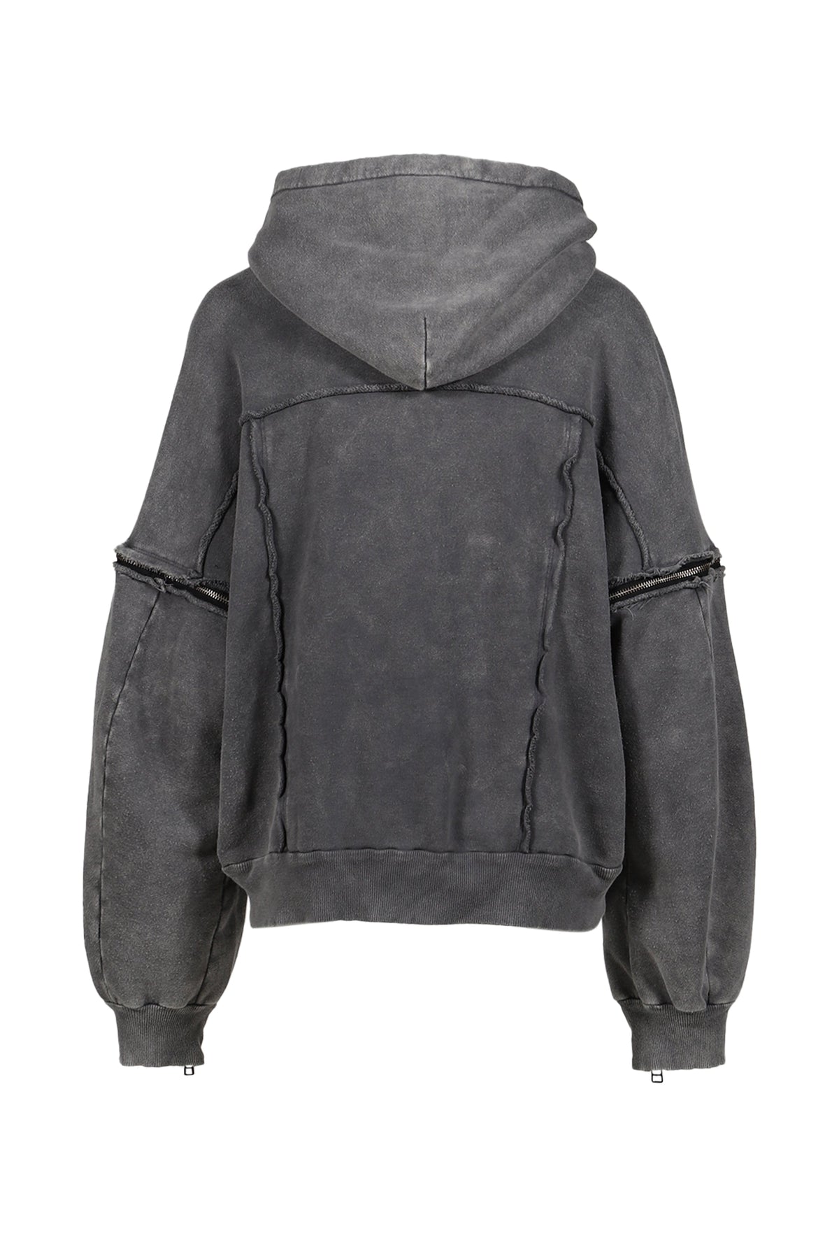 VIVAMUS 【本物保証】 パーカー ストリート系 レディース SPLIT SWEAT HOODIE / GRY