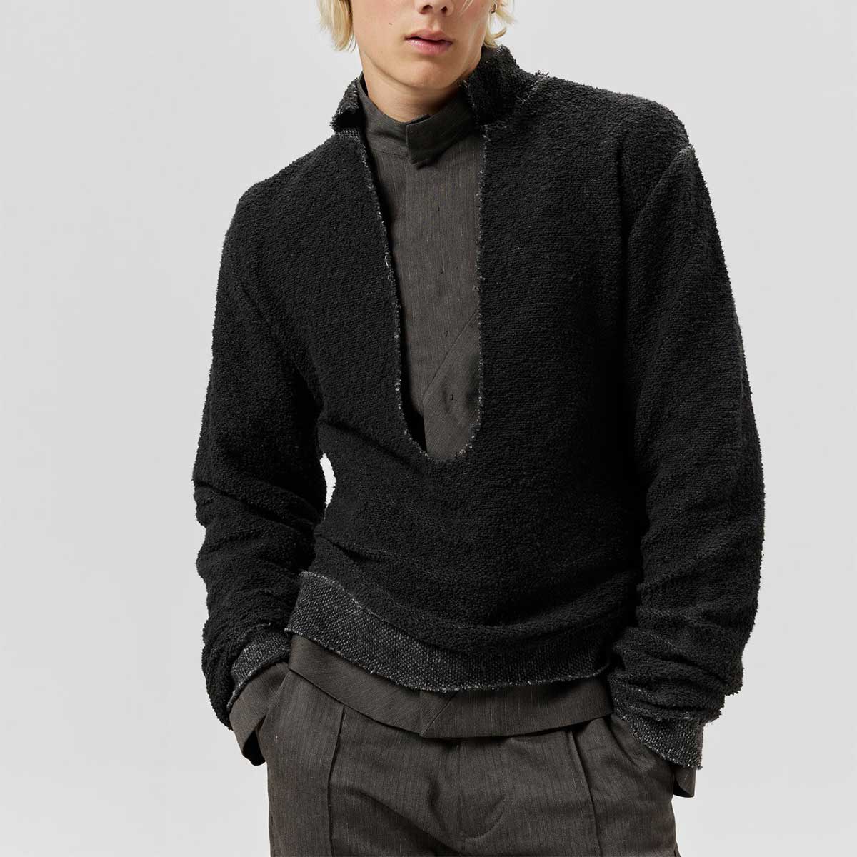 424 フォートゥーフォー 【本物保証】 ニット ストリート系 メンズ Sweater Double Face Knit