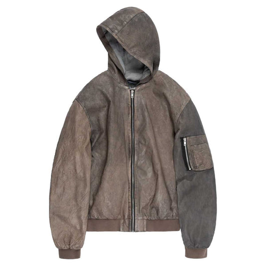 ALEXANDER DIGENOVA アレキサンダー・ディジェノバ 【本物保証】 ジャケット ストリート系 メンズ LEATHER BOMBER JACKET