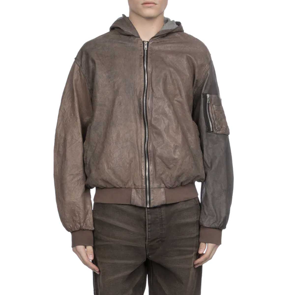 ALEXANDER DIGENOVA アレキサンダー・ディジェノバ 【本物保証】 ジャケット ストリート系 メンズ LEATHER BOMBER JACKET
