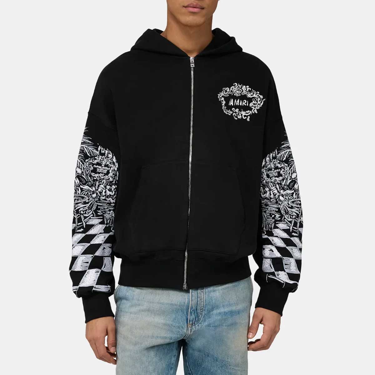 AMIRI アミリ 【本物保証】 パーカー ストリート系 メンズ CHATEAU SKETCH ZIP HOODIE