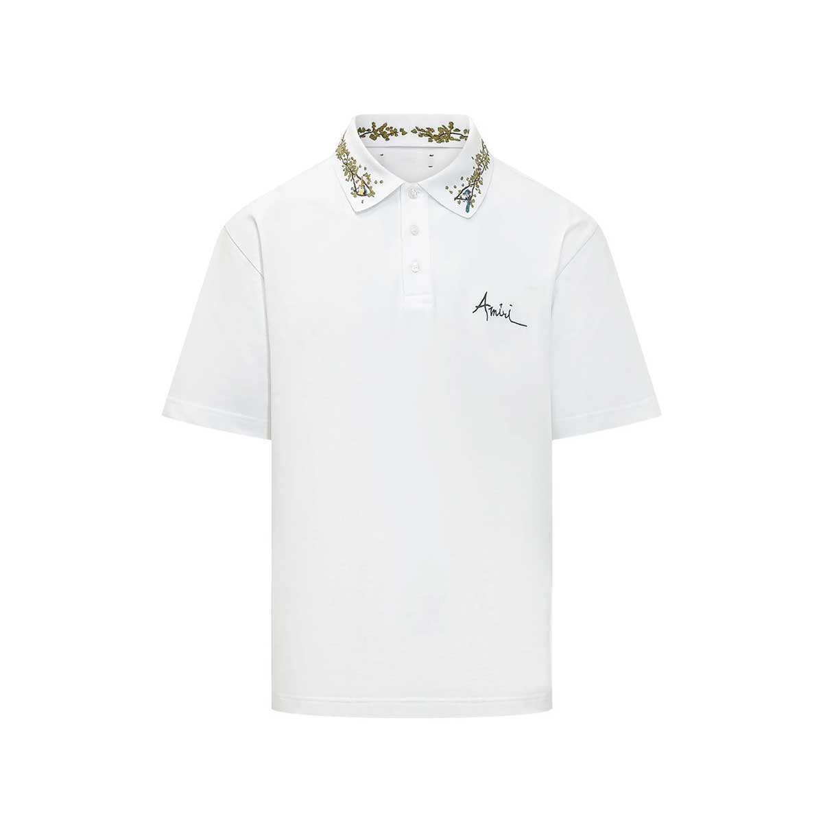 AMIRI アミリ 【本物保証】 Tシャツ ストリート系 メンズ AMIRI FLORAL COLLAR POLO