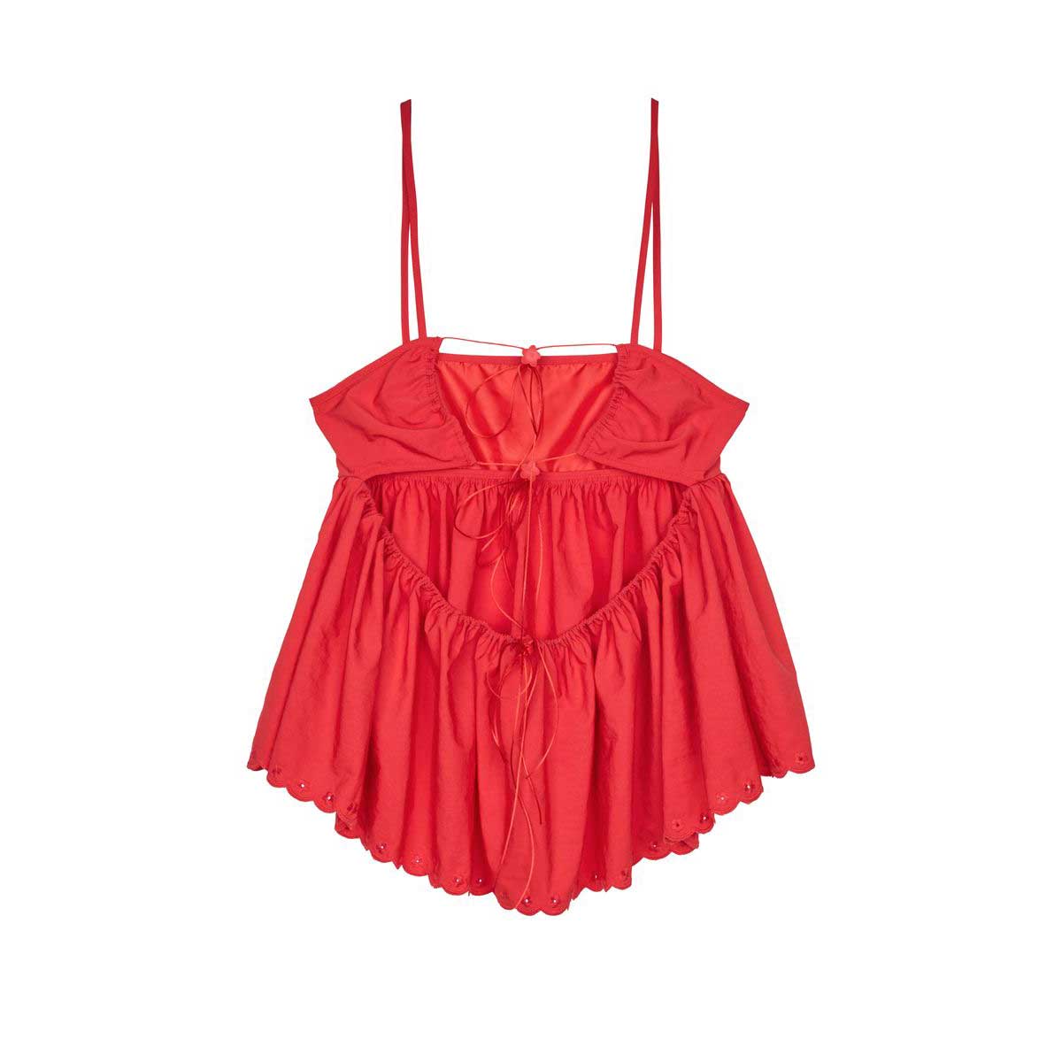 CECILIE BAHNSEN 【本物保証】シャツ ストリート系 レディース SELENA TOP EMBROIDERED TAFFETA