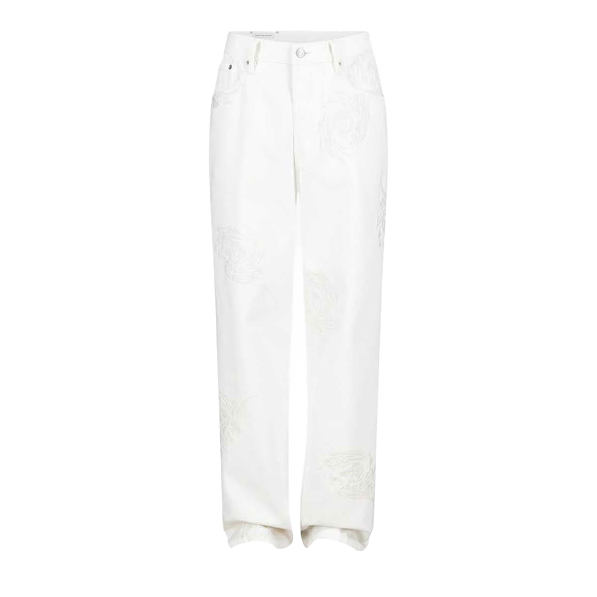 Dries Van Noten 【本物保証】 パンツ ストリート系 メンズ PINE EMB 1555 M.W.PANTS
