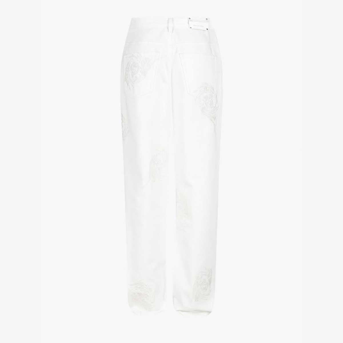 Dries Van Noten 【本物保証】 パンツ ストリート系 メンズ PINE EMB 1555 M.W.PANTS