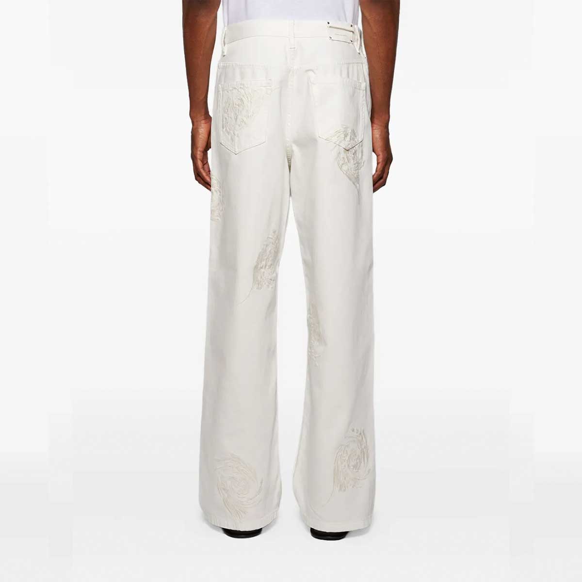 Dries Van Noten 【本物保証】 パンツ ストリート系 メンズ PINE EMB 1555 M.W.PANTS