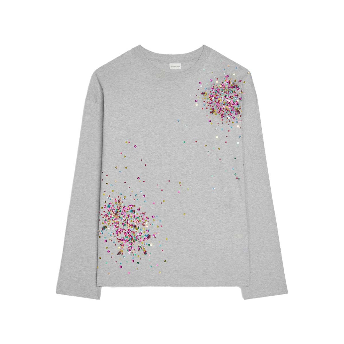 Dries Van Noten 【本物保証】 Tシャツ ストリート系 メンズ HEGLAND EMB 3603 M.K.LS.T-SHIRT