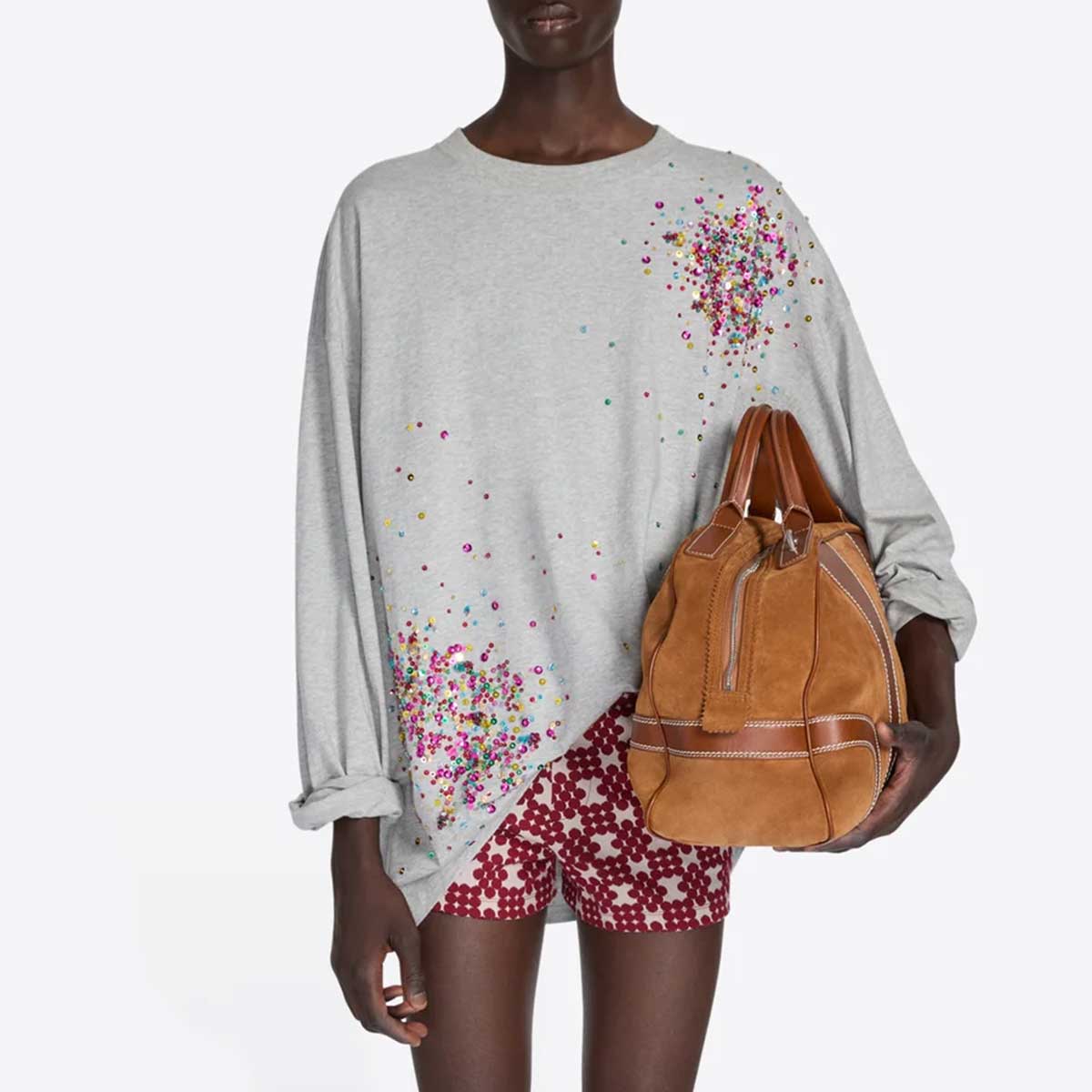 Dries Van Noten 【本物保証】 Tシャツ ストリート系 メンズ HEGLAND EMB 3603 M.K.LS.T-SHIRT