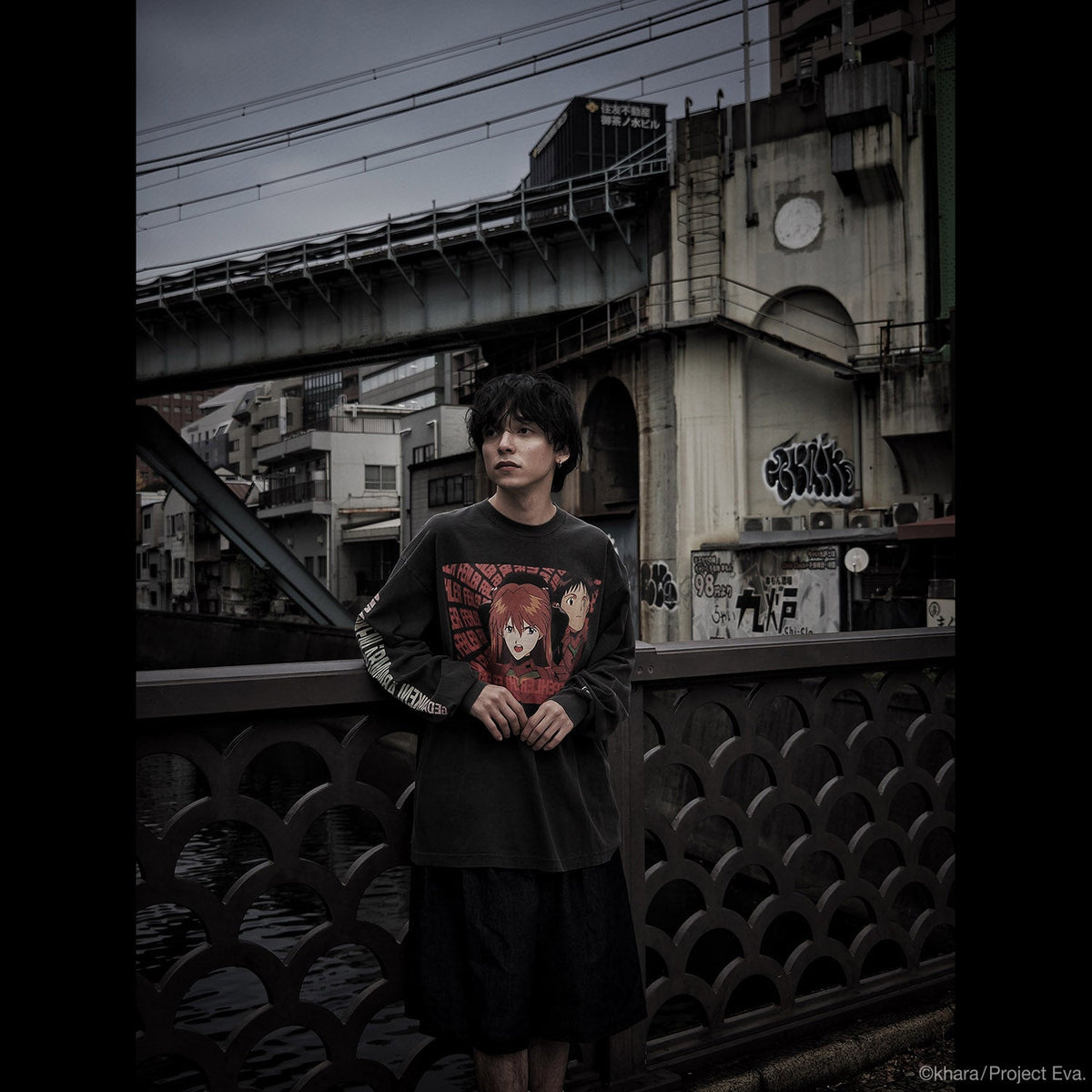 EVANGELION:95 エヴァンゲリオン キュウジュウゴ 【本物保証】 Tシャツ ストリート系 レディース Cutsew