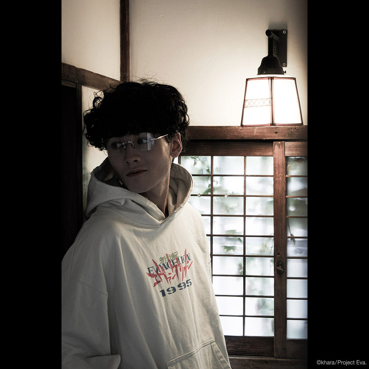 EVANGELION:95 エヴァンゲリオン キュウジュウゴ 【本物保証】 パーカー・スウェット ストリート系 レディース Parka