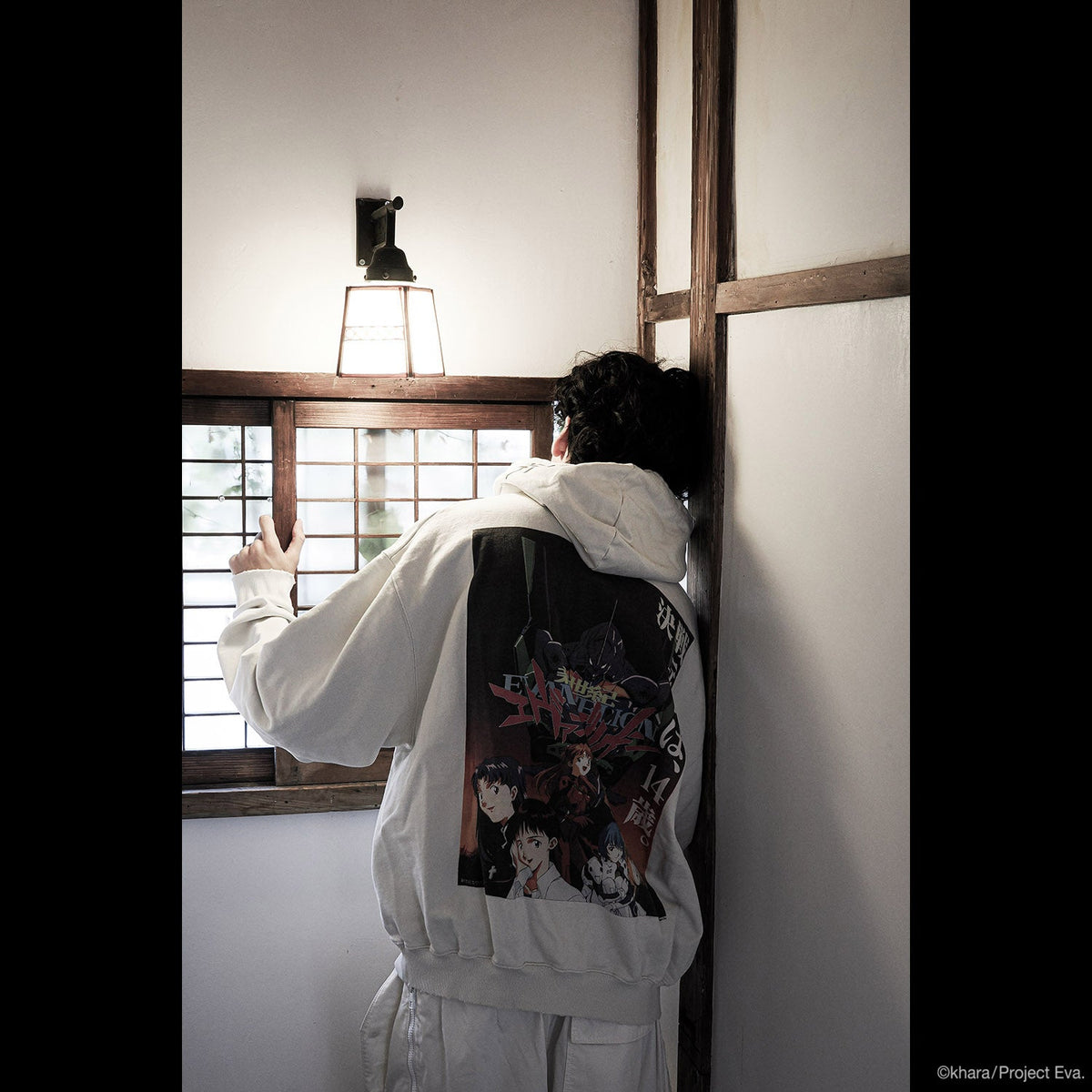 EVANGELION:95 エヴァンゲリオン キュウジュウゴ 【本物保証】 パーカー・スウェット ストリート系 レディース Parka