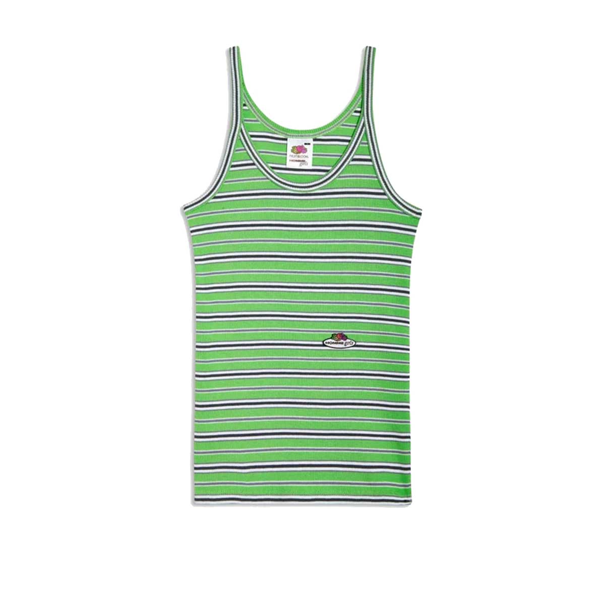 HommeGirls 【本物保証】 タンクトップ ストリート系 レディース HOMMEGIRLS X Fruit of the Loom Striped Cami Tank Top