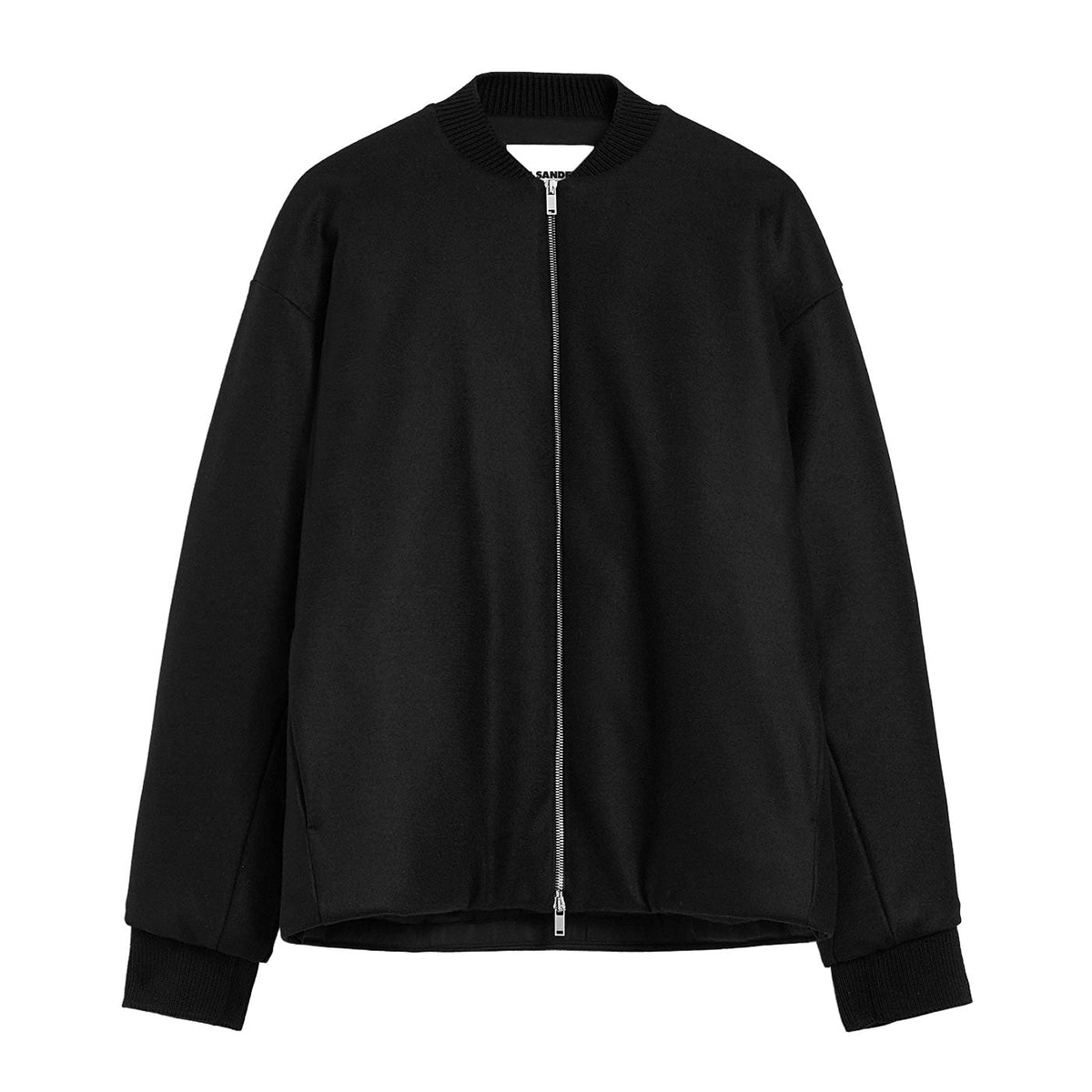 Jil Sander 【本物保証】 ジャケット・アウター ストリート系 メンズ ウールメルトン パディングボンバージャケット
