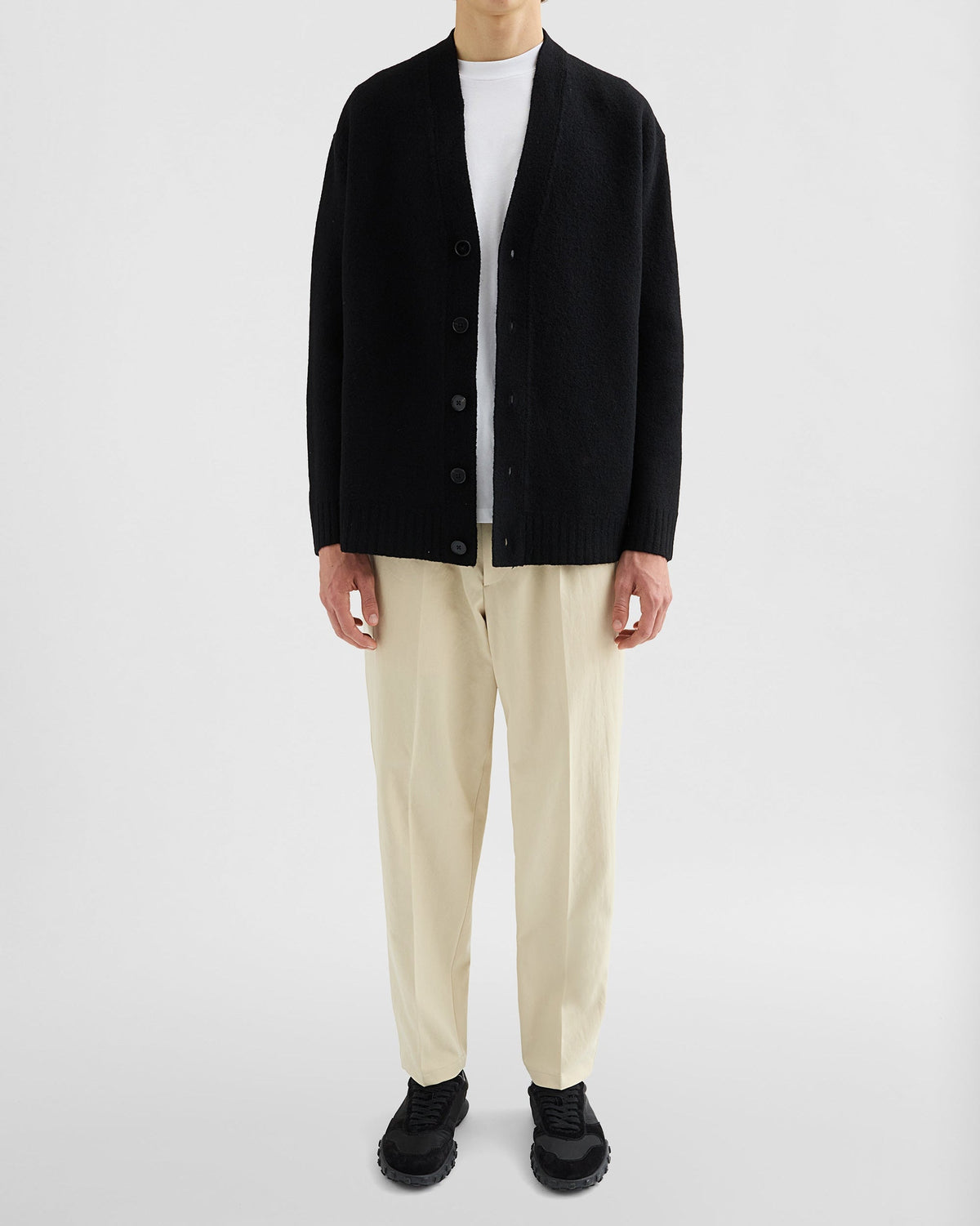 Jil Sander 【本物保証】 ニット ストリート系 メンズ ウール Vネック カーディガン